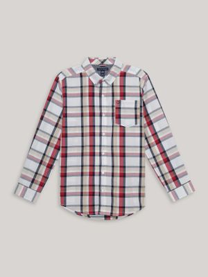 Camisa De Niño Con Estampado Multicolor Tommy Hilfiger