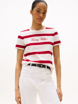 Polera Con Logo Bordado Multicolor 04Z Tommy Hilfiger