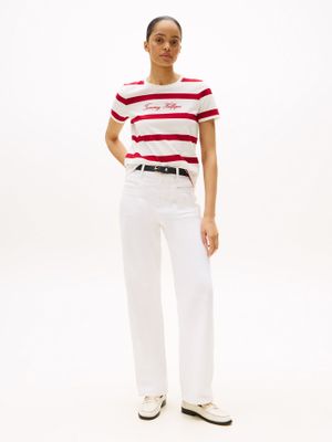 Imagen 2 del producto Polera Con Logo Bordado Multicolor 04Z Tommy Hilfiger