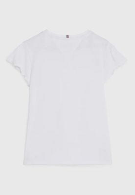 Imagen 2 del producto Polera Essential Con Vuelos Blanco Tommy Hilfiger
