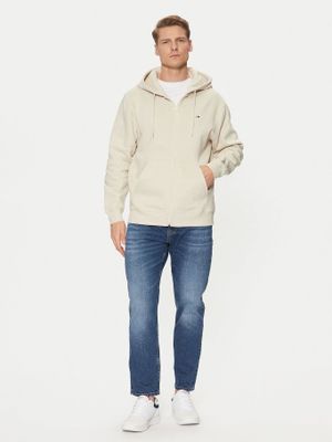 Imagen 2 del producto Polerón Hoodie Con Cierre De Cremallera Beige Tommy Jeans