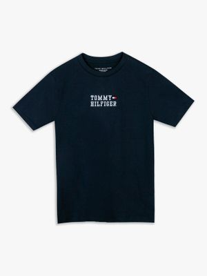 Imagen 1 del producto Polera De Niño Con Logo Icon Azul Tommy Hilfiger