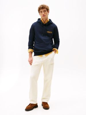 Imagen 2 del producto Polerón Hoodie Logo Gráfico Azul Tommy Hilfiger