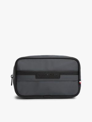 Neceser Classic Con Logo Metálico Gris Tommy Hilfiger