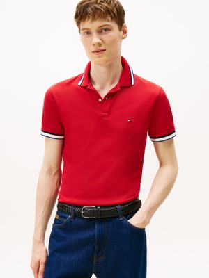 Imagen 1 del producto Polo Slim Fit Con Logo Rojo Tommy Hilfiger