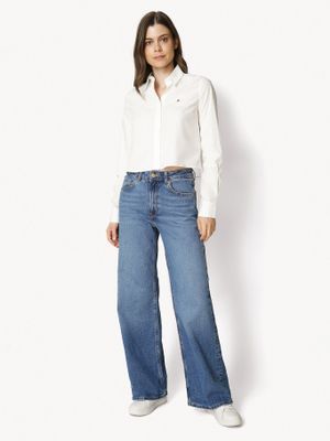 Imagen 2 del producto Camisa Classic Poplin Cropped Blanco Tommy Hilfiger