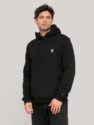 Polerón Hoodie Monograma Th Negro Tommy Hilfiger