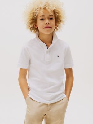 Polo Con Logo Essential Blanco Tommy Hilfiger