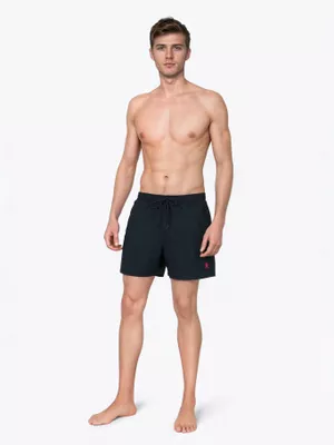 Traje De Baño Monogram Azul Tommy Hilfiger