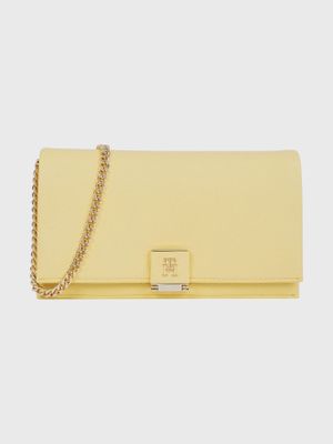 Bandolera Con Monograma Th Amarillo Tommy Hilfiger