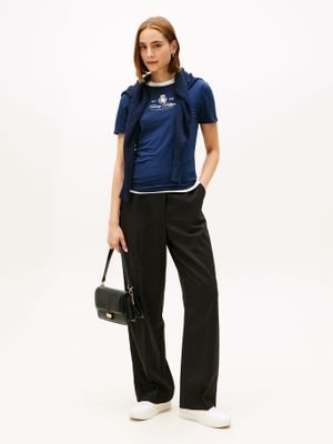 Imagen 2 del producto Polera Varsity Slim Fit Azul Tommy Hilfiger