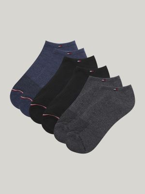 Pack De 3 Calcetin Tobilleros Multicolor Tommy Hilfiger