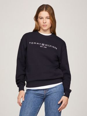 Polerón Modern Con Logo Azul Tommy Hilfiger