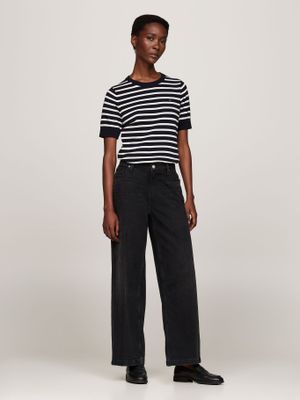 Imagen 2 del producto Sweater Solid Con Logo Azul Tommy Hilfiger