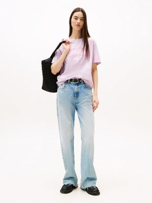 Imagen 2 del producto Polera Varsity Relaxed Fit Rosado U06 Tommy Jeans