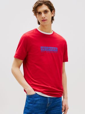 Polera Colour To Colour Logo Rojo Tommy Hilfiger