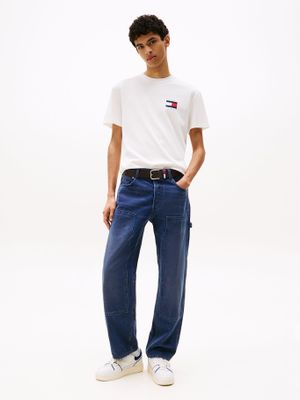 Imagen 2 del producto Polera Flag Graphic Backprint Blanco YBL Tommy Jeans