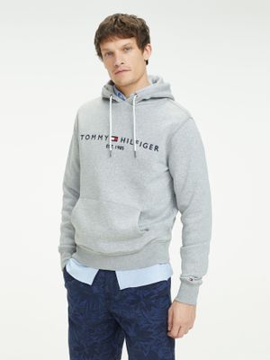 Polerón Hoodie Core Logo Gris Tommy Hilfiger