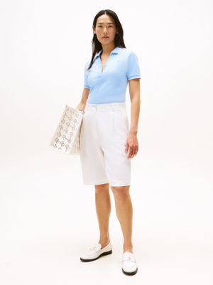 Imagen 2 del producto Polo Colección 1985 Slim Fit Celeste C1Z Tommy Hilfiger