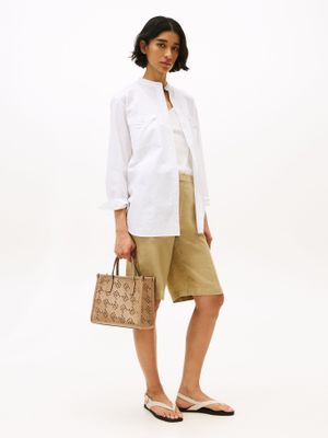 Imagen 2 del producto Tote City Con Monograma Café Tommy Hilfiger