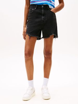 Imagen 2 del producto Short Mom Fit Desgastados Negro Tommy Jeans