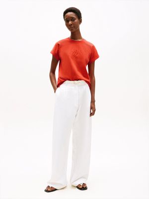 Imagen 2 del producto Polera  Logo Floral Script Naranjo SCX Tommy Hilfiger