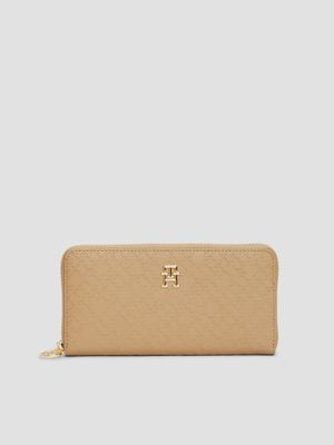 Imagen 1 del producto Billetera Monograma Beige Tommy Hilfiger