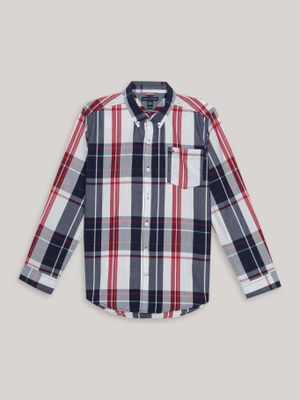Camisa Niño Estampado Cuadros Multicolor Tommy Hilfiger