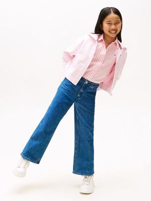 Imagen 2 del producto Polerón Hoodie Con Logo Y Cierre Rosado Tommy Hilfiger