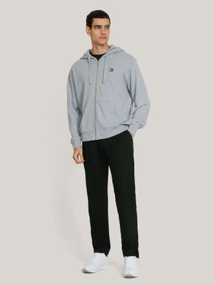 Imagen 2 del producto Polerón Hoodie Solid Con Cierre Gris Tommy Jeans