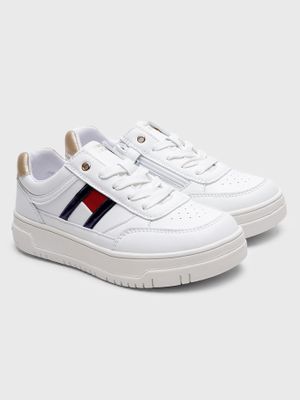 Zapatillas Flag Con Logo Blanco Tommy Hilfiger
