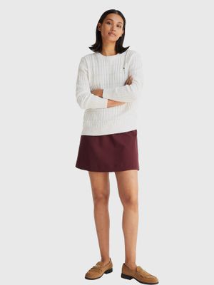 Imagen 2 del producto Sweater Tejido De Cable Trenzado Blanco Tommy Hilfiger