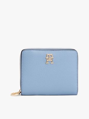 Billetera Distinctmonogram Celeste Tommy Hilfiger