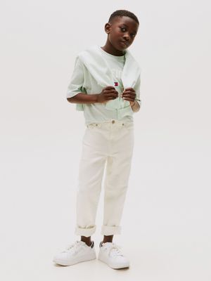 Imagen 2 del producto Polera Con Logo Universitario Verde Tommy Hilfiger