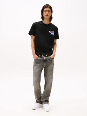 Imagen 2 del producto Polera Stack Con Logo Gráfico Negro BDS Tommy Jeans