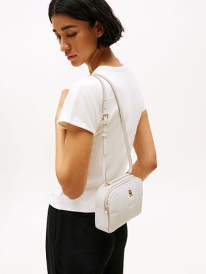 Imagen 2 del producto Bandolera Acolchada Con Monograma Blanco Tommy Hilfiger