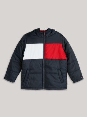 Tommy Pieced Puffer Azul Tommy Hilfiger