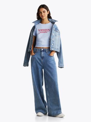 Imagen 2 del producto Polera Essential Logo Slim Fit Celeste Tommy Jeans