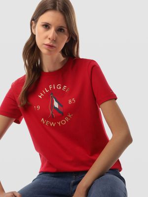 Imagen 2 del producto Polera Motion Flag Logo Rojo Tommy Hilfiger