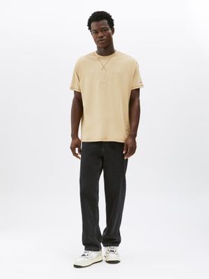 Imagen 2 del producto Polera Tonal Crest Logo Relaxed Fit Beige Tommy Jeans
