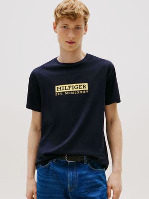 Polera Colour To Colour Logo Azul Tommy Hilfiger