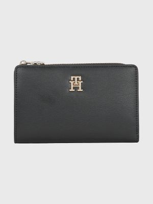 Billetera Distinct Slim Con Logo Negro Tommy Hilfiger