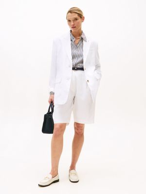 Imagen 2 del producto Blazer De Lino Relaxed Fit Blanco Tommy Hilfiger