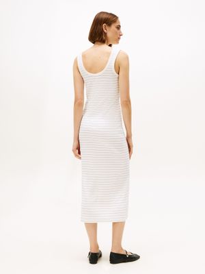 Imagen 2 del producto Vestido Slim F Diseño A Rayas Blanco Tommy Hilfiger