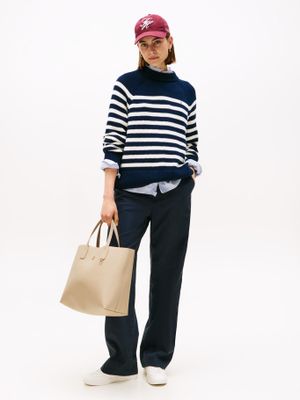 Imagen 2 del producto Cartera Satchel Icon Beige Tommy Hilfiger