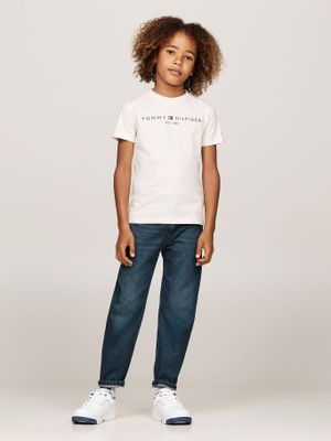 Imagen 2 del producto Polera De Niño Essential Con Logo Blanco Tommy Hilfiger