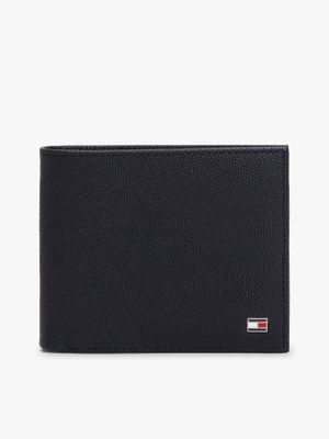 Imagen 1 del producto Billetera Flag Plegable De Cuero Azul Tommy Hilfiger