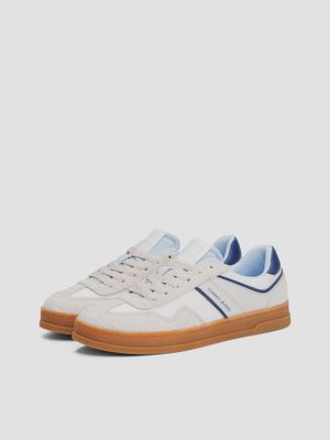 Zapatillas The Greenwich De Cuero Gris Tommy Jeans