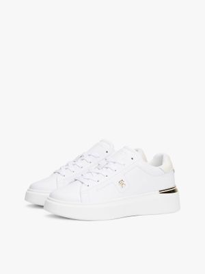 Zapatillas Cuero Monogram YBS Blanco Tommy Hilfiger