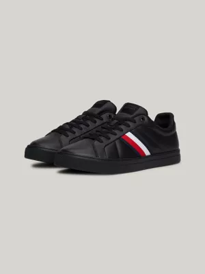 Zapatillas Icon Court Stripes Negro Tommy Hilfiger